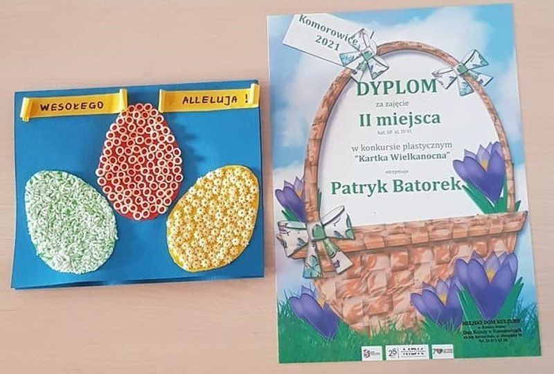 Patryk - II miejsce -dyplom